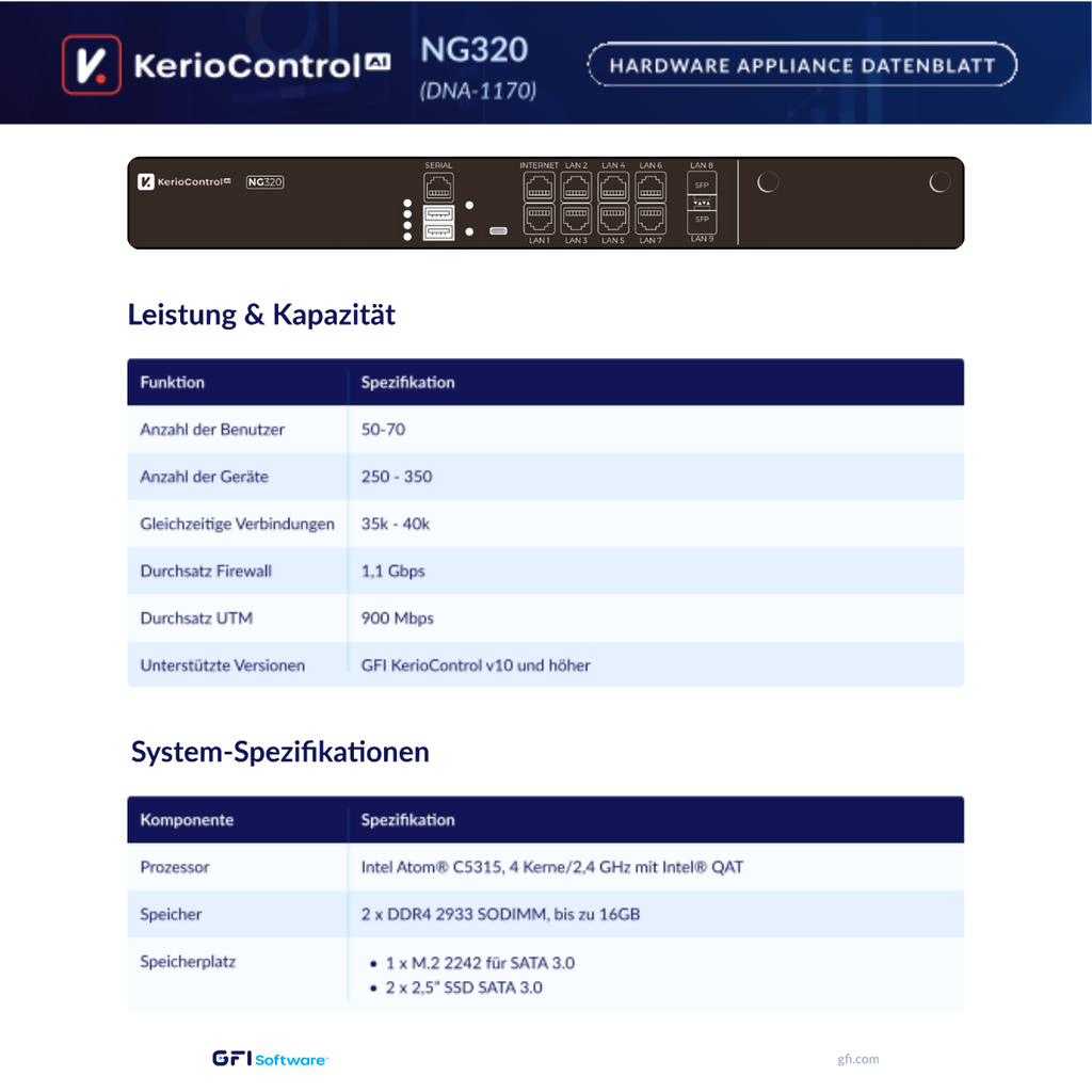 GFI KerioControl AI NG320