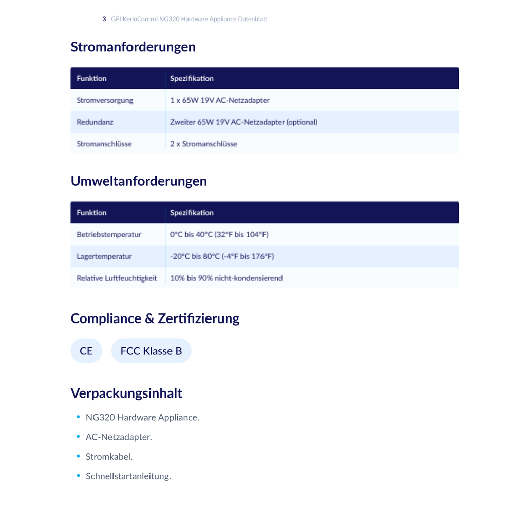 GFI KerioControl AI NG320
