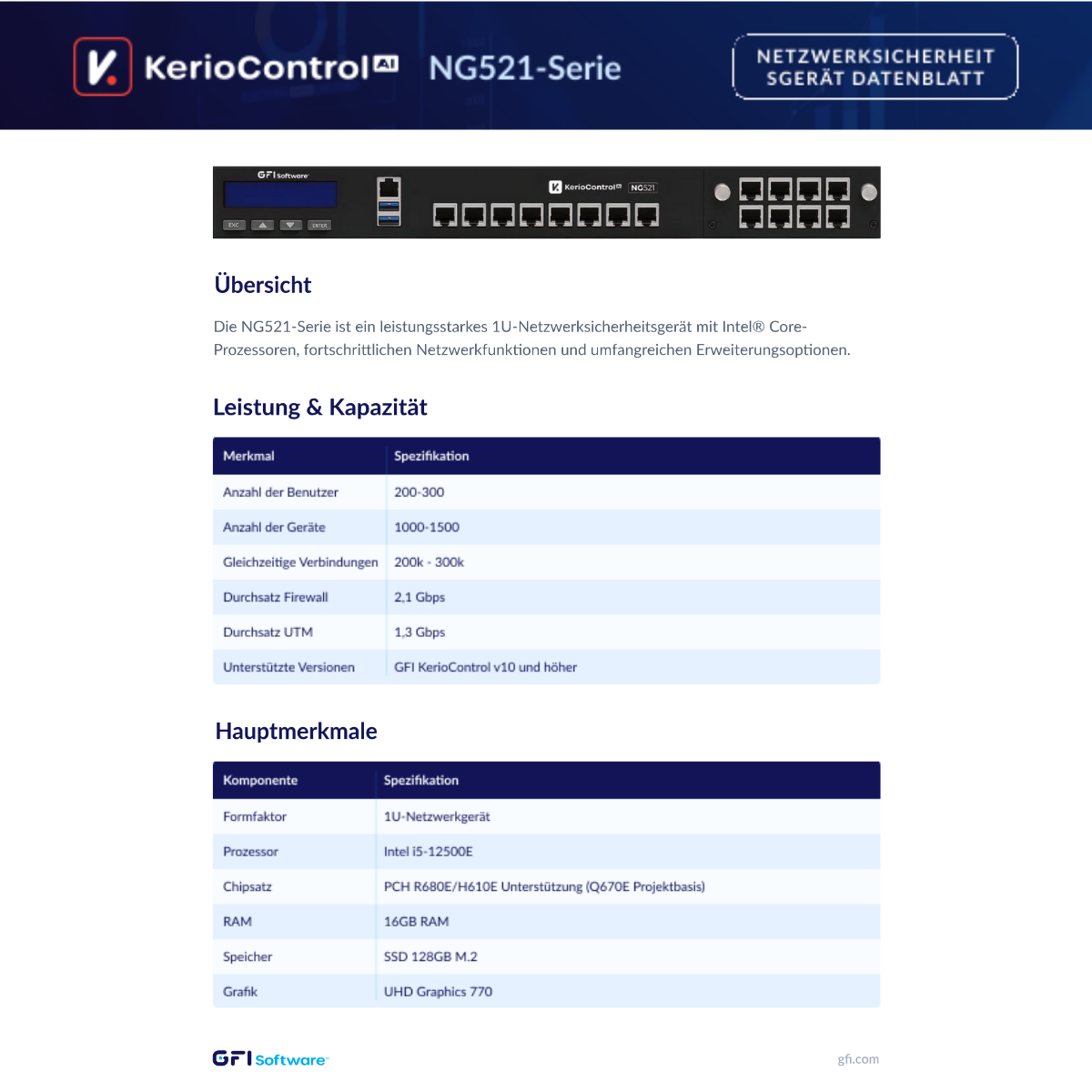 GFI KerioControl AI NG521